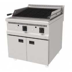 Atalay AAIG-890 900 Series Cast Iron American Grill with Water Drawer, 80x90 cm, Natural Gas - Atalay
