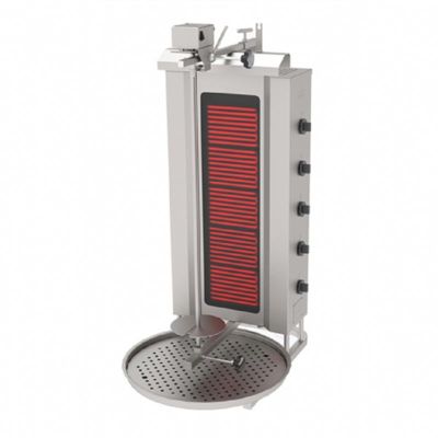 Atalay ADE-5U Doner Kebab Machine, Top Motor, 5 Heater, Electrical - 1