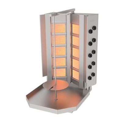 Atalay ADG-10S Doner Kebab Machine, 10 Burner, Gas - 1