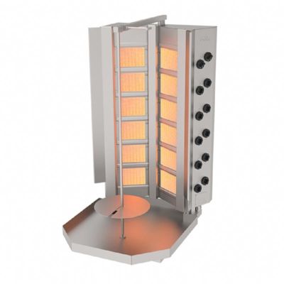 Atalay ADG-12S Doner Kebab Machine, 12 Burner, Gas - 1