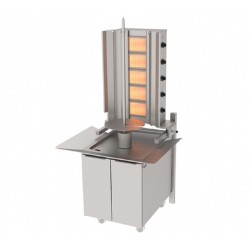 Atalay ADG-5D Wall Mounted Rotary Machine with Bottom Motorised Trolley, 5 Radius, LPG - Atalay