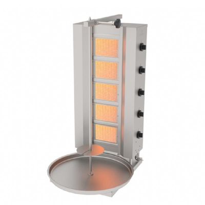 Atalay ADG-5S Doner Kebab Machine, 5 Burner, Gas - 1
