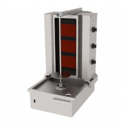 Atalay ADGC-3A Doner Kebab Machine, Bottom Motor, 3 Burner, Gas - Atalay
