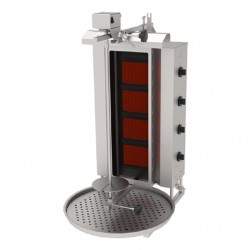 Atalay ADGC-4U Doner Kebab Machines Top Motor, 4 Heater, Gas - Atalay