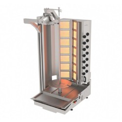 Atalay ADR-14G-GK Doner Kebab Robot, 14 Heaters Wide Cut, Gas - Atalay