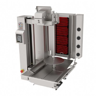 Atalay ADR-C1-4E-GK Compact Doner Robot, Wide Cut, 4 Heaters, Electric - 1
