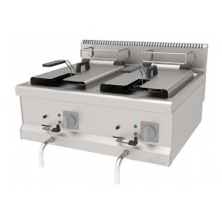 Atalay AEF-870 700 Series Double Hopper Fryer, 9x2 L, Electric - Atalay