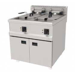Atalay AEF-890 900 Series Double Bowl Fryer with Cabinet, 27x2 L, Electric - Atalay