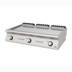 Atalay AEI-1273-CR 730 Series Set Top Flat Plate Grill, 120x73x30 cm, Chrome, Electric - Atalay