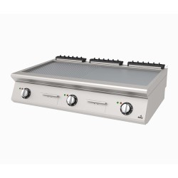 Atalay AEI-1273-ND 730 Series Set Top Ribbed + Flat Plate Grill, 120x73x30 cm, Electric - Atalay