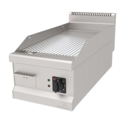 Atalay AEI-490NSCR 900 серия Плита-гриль с ребристой поверхностью, 40x90 см, хромированная поверхность, электрическая - Atalay