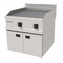 Atalay AEI-890 900 Series Flat Plate Grill with Cabinet, 80x90 cm, Electric - Atalay