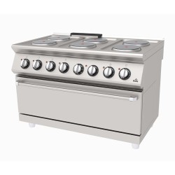 Atalay AEK-1273 سلسلة 730 6 طباخ موقد، 120x73x85 سم، كهربائي - Atalay