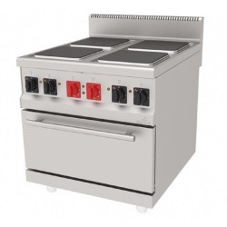 Atalay AEK-890 900 Series 4 Burner Cooker, Electric - Atalay