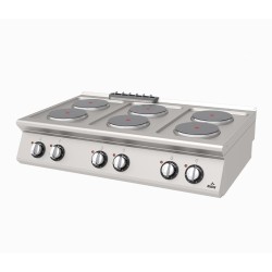 Atalay AEO-1273 730 Series 6 Burner Hob, Electric - Atalay