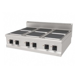 Atalay AEO-1290S 900 Series Set Top 6 Burner Cooker, Electric - Atalay