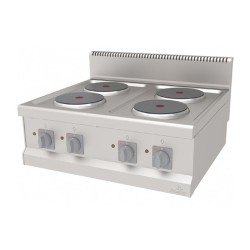 Atalay AEO-870 700 Series Set Top 4 Burner Cooker, Electric - Atalay