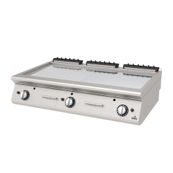 Atalay AGI-1273-N-CR 730 Series Set Top Ribbed Grill, 120x73x30 см, хром, природный газ - Atalay