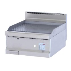 Atalay AGI-670NDCR 700 серия Ребро + плоская пластина, 60x70 см, хромированная поверхность, природный газ - Atalay