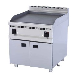 Atalay AGI-890NDCR 900 серия Ребро + плоская пластина, 80x90 см, хромированная поверхность, LPG - Atalay