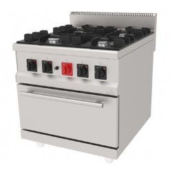 Atalay AGK-890 900 Series 4 Burner Cooker, Natural Gas - Atalay