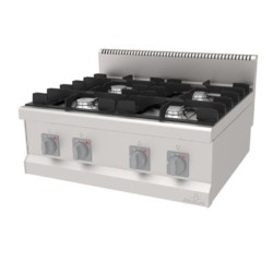 Atalay AGO-870 700 Series Set Top 4 Burner Cooker, 80x70x30 см, LPG - Atalay