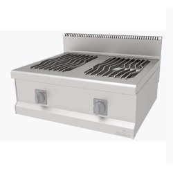 Atalay AGO-870-Y 700 Series Set Top 2 Burner Side by Side Cooker, Natural Gas - Atalay