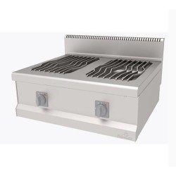 Atalay AGO-870Y 700 Series Set Top 2 Burner Side by Side Cooker, LPG - Atalay