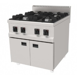 Atalay AGO-890 900 Series Cabinet 4 Burner Cooker, Natural Gas - Atalay