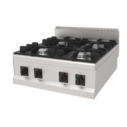 Atalay AGO-890-S 900 Series 4 Burner Set Top Cooker, Natural Gas - Atalay