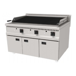 Atalay ALI-1290 900 Series Water Drawer Lavataşlı Cast Iron Grill with Cabinet, 120x90 см, LPG - Atalay