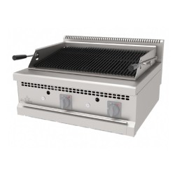 Atalay ALI-870 700 Series Water Drawer Lavataşlı Cast Iron Grill, 80x70 cm, LPG - Atalay