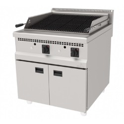 Atalay ALI-890 900 Series Water Drawer Lavataşlı Cast Iron Grill with Cabinet, 80x90 cm, LPG - Atalay