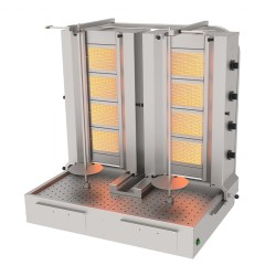 Atalay ADG-4-4A Alttan Motorlu Hareketli Döner Makinesi, 4+4 Radyanlı, LPG'li - Atalay