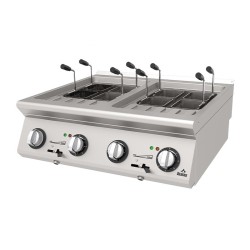 Atalay AMP-873 730 Series Pasta Boiling Machine, 4+4 Basket, Electric - Atalay