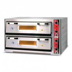 Atalay APF-92-2 Double Deck Countertop Pizza/Bakery Oven with Two Independent Chambers, 92x92, Electric - Thumbnail