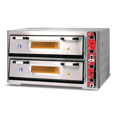 Atalay APF-92-2 Double Deck Countertop Pizza/Bakery Oven with Two Independent Chambers, 92x92, Electric - 1