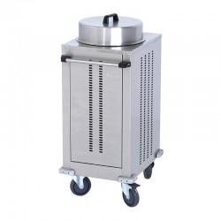 Atalay ATN-50 Plate Vending Trolley, 50 Plate Capacity, Neutral - Atalay