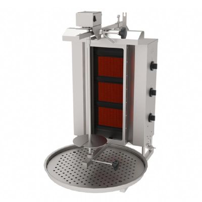 Atalay ADGC-3U Camlı Üstten Motorlu Döner Makinesi, 3 Radyanlı, Doğalgazlı - 1