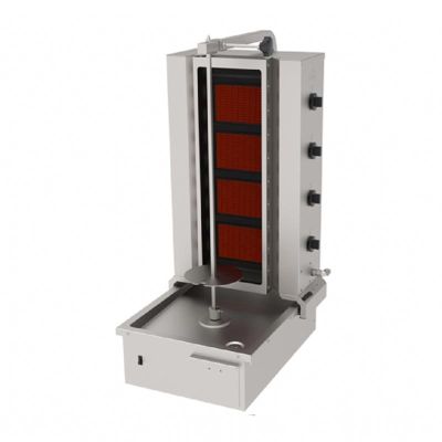 Atalay ADGC-4A Camlı Alttan Motorlu Hareketli Döner Makinesi, 4 Radyanlı, Doğalgazlı - 1