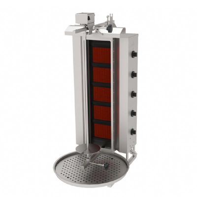 Atalay ADGC-5U Üstten Motorlu Camlı Döner Makinesi, 5 Radyanlı, Doğalgazlı - 1