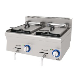 Atalay E-AEF-860 600 Series Double Bowl Fryer, 12+2 L, Electric - Atalay