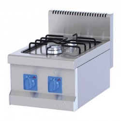 Atalay E-AGO-460 600 Series Set Top 2 Burner Cooker, Gas - Atalay