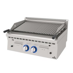 Atalay E-ALI-860 600 Series Water Drawer Plate Lavataşlı Grill, 80x60 cm, Natural Gas - Atalay