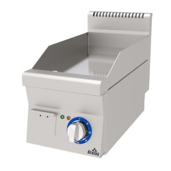 Atalay EAEI-360CR 600 Series Flat Plate Grill, 30x60 cm, Chrome Surface, Electric - Atalay