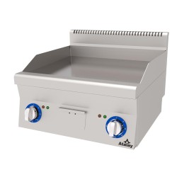 Atalay EAEI-660CR 600 Series Flat Plate Grill, 60x60 cm, Chrome Surface, Electric - Atalay