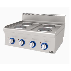 Atalay EAEO-860 600 Series Set Top 4 Burner Cooker, 80x60x30 см, электрическая - Atalay