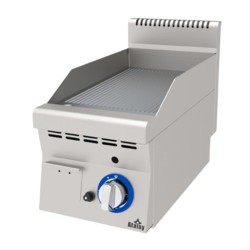 Atalay EAGI-360N 600 Series Ribbed Plate Grill, 30x60 cm, LPG - Atalay