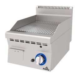 Atalay EAGI-460NCR 600 Series Ribbed Plate Grill, 40x60 cm, Chrome Surface, Natural Gas - Atalay