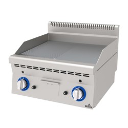 Atalay EAGI-660ND 600 Series Flat + Ribbed Plate Grill, 60x60 cm, LPG - Atalay